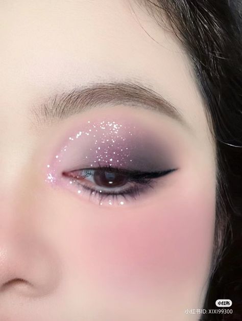 Cute Eye Makeup, Doll Eye Makeup, Makeup Accesories, Purple Makeup, Ethereal Makeup, Pinterest Makeup, Black Makeup, Asian Eye Makeup, Grunge Makeup