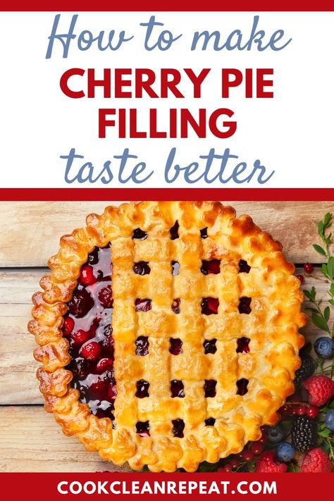 Cherry Pie Easy Canned, Cherry Pie With Pie Filling, Cherry Pie Recipe Using Canned Filling, Comstock Cherry Pie Recipe, Home Made Cherry Pie Filling Recipe, Lucky Leaf Cherry Pie Filling Recipes, Can Cherry Pie Filling Recipes, Cherry Pie Using Canned Pie Filling, Cherry Pie From Canned Cherries