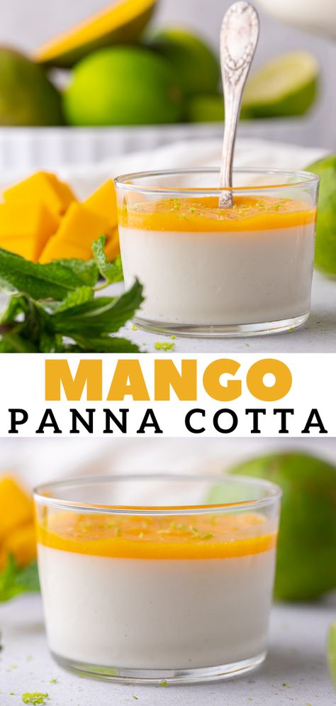 Mango Panacotta Recipe, Panacota Recipe, Mango Panna Cotta, Mango Coulis, Mango Desserts, Lifestyle Of A Foodie, Impressive Dessert, Panna Cotta Recipe, Impressive Desserts