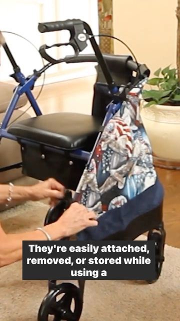 WrapHapeez | Rolling Walker Accessory on Instagram: "WrapHapeez was started out of love 💕 Meet the owner, Valerie Gannaway. She made her first "wrap" for her mother over 10 years ago when her mother didn't want to use her rolling walker because she felt awful about it in so many ways. That's when Valerie decided to make her classy wrap reflective of her mother's personality. She saw how much it helped her mother gain that sense of dignity and identity while using the fancy accessorized rollato Walker Accessories Diy, Walker Decorations Decorating Ideas, Healthcare Accessories, Meet The Owner, Walker Accessories, Out Of Love, Accessories Diy, Work Ideas, Walkers