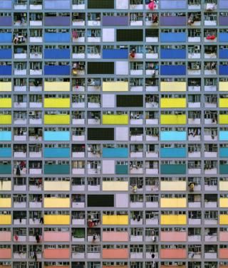 Michael Wolf: The man who found beauty in megacities - BBC News Michael Wolf, Form Architecture, Tokyo Subway, Paris Rooftops, Wolf Images, Tower Block, Wolf Pictures, Reality Of Life, Traditional Landscape