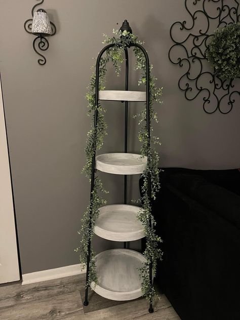 Front Table, Simple Bathroom Decor, Tiered Stand, Simple Bathroom, Bathroom Decor, Floral