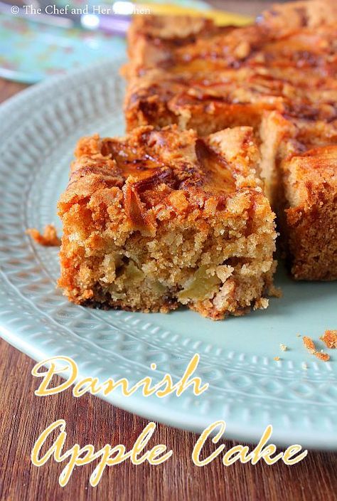 danish apple cake Apple Layer Cake, Recipes Apples, Apple Cake Recipe Easy, Danish Dessert, Cake Recipe Easy, Apple Cake Recipe, Easy Teas, Baking Cakes, Danish Food