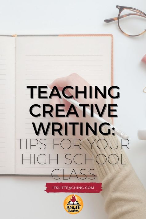 Teaching Writing High School, Creative Writing High School, How To Teach Creative Writing, Creative Writing Assignments, Creative English Teaching Ideas, English Creative Writing, Teaching Creative Writing, High School Lesson Plans, Creative Writing Course