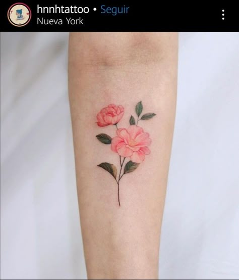 Camilia Flower Tattoo Design, Camellia Flower Tattoo Design, Camelia Flower Tattoo, Camellia Flower Tattoo, Flower Tattoo Rose, Pink Rose Tattoos, Pink Tattoo, Tattoo Rose, Feather Tattoo