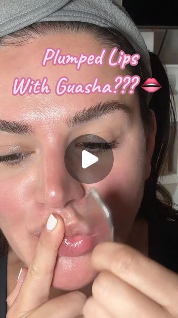 Naturally Plump Lips, Gua Sha Technique, Gua Sha Massage, Plump Lips, Gua Sha Facial, Gua Sha Tools, Face Massage, Lip Kit, Gua Sha