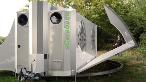 High-tech camper unfolds to reveal a 2-bedroom tiny house - Curbed