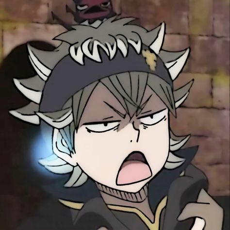 Asta black clover Asta Icon Funny, Asta Staria, Asta Pfp, Black Clover Manga, Black Clover Anime, Funny Quotes For Instagram, Meme Stickers, Black Cover, Black Clover