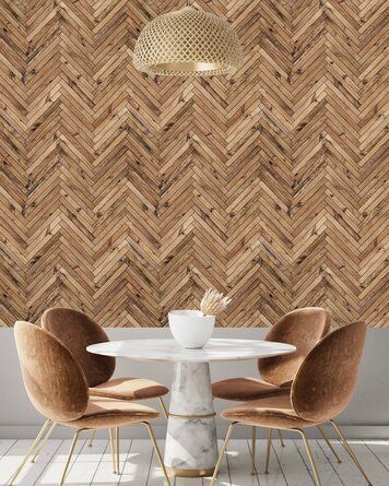 Salon Office, Herringbone Wallpaper, Decorating Walls, Minimalist Beauty, Dyi Projects, Vertical Design, Contemporary Minimalist, Bedroom Nursery, Geometric Wallpaper