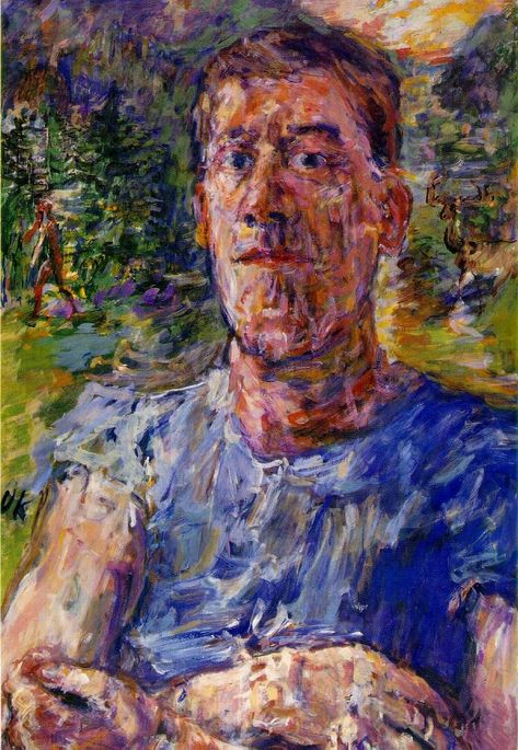 Self-portrait of a Degenerate Artist (1937) by Oskar Kokoschka – Artchive Kokoshka Paintings, Self Portrait Famous Artists, Kokoschka Paintings, Oskar Kokoschka, Oskar Kokoschka Paintings, Anselm Feuerbach Self Portraits, German Expressionism Portraits, History Articles, Degenerate Art