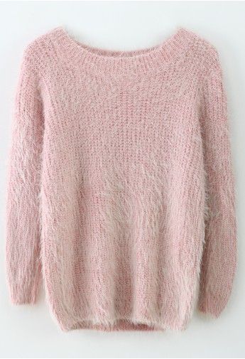 Fluffy Sweater in Pink Fleece Pullover Outfit, Pink Fuzzy Sweater, Pullovers Outfit, Pink Jumper, Led Umbrella, Fluffy Sweater, Led Dress, Indie Design, Ladies Dress Design