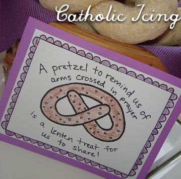 Pretzels are totally traditional at Lent and were actually invented by a monk to be a simple lenten snack. Find the recipe and a free printable pretzel prayer poem here! #lent #catholickids #pretzel Lent Snacks, Lent Activities For Kids, Prayer Morning, Prayer Cards Printable, Lenten Activities, Prayer Rocks, Kids Prayer, Lent Prayers, Pretzel Recipe