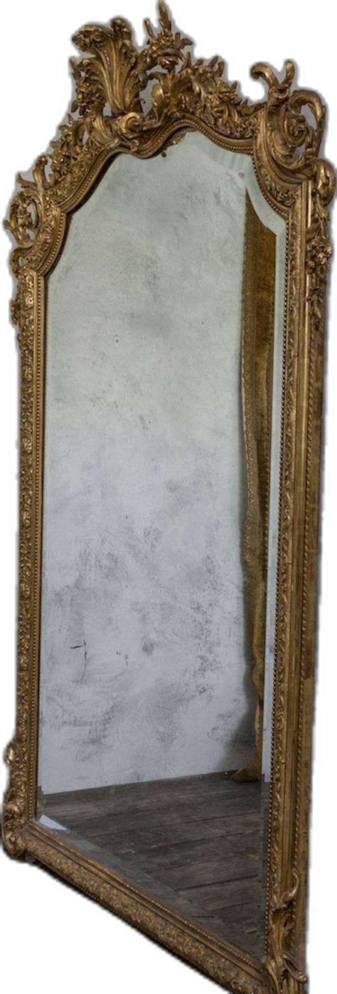 Wall With Vintage Frames, French Baroque Interior, French Frames, Large Antique Mirror, Antique Vintage Decor, Baroque Mirror, French Baroque, Mirror Aesthetic, Mirror Room