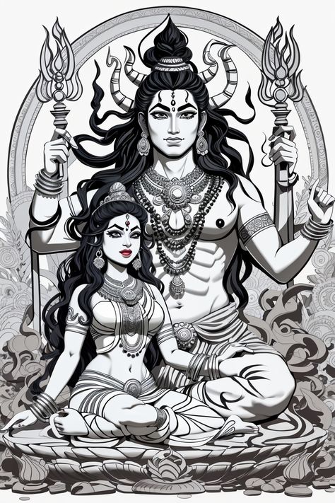 Kali is a powerful goddess who can overcome any obstacle. She is often depicted with weapons in her hands, and she represents the strength and determination to overcome challenges. Goddess Tattoos For Women, Goddess Tattoos, Goddess Of Time, Kali Tattoo, Ma Kali, Kali Hindu, Shiva Tattoo Design, Swami Samarth, The Destroyer