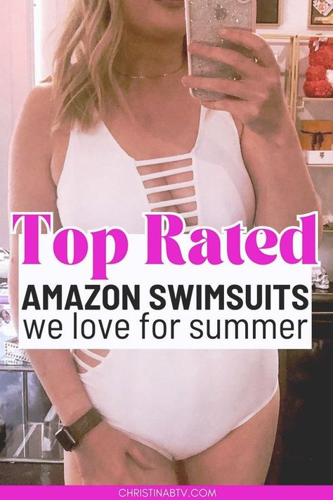 Get ready to hit the beach in style with our trendy and cute swimsuits from Amazon. Whether you're looking for a fun one-piece swimsuit or a flattering bikini, we've got you covered. Trendy Bathing Suits, Stylish Bathing Suits, Fun One Piece Swimsuit, Hot Weather Outfits, Date Night Outfit Summer, Swimsuit Trends, Best Swimsuits, Cute Swimsuits, Summer Fashion Trends