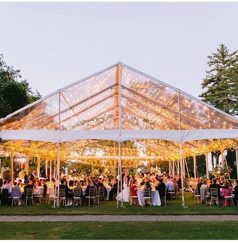 Clear Tent With Lights, Clear Frame Tent Wedding, Wedding Tent Clear, Clear Top Tent, Clear Tent Wedding Chandeliers, Clear Roof Tent Wedding, Wedding Tent Lighting, Clear Span Tent Wedding, Clear Top Wedding Tent Lighting