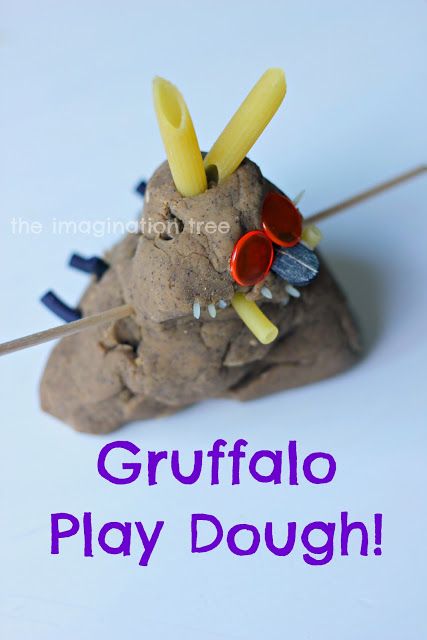 Gruffalo Play Dough! Playful, sensory storytelling fun Story Telling Week Activities, Gruffalo Messy Play, Gruffalo Craft, The Gruffalo Art Activities, Gruffalo Eyfs, The Gruffalo Activities, The Gruffalos Child Activities, Storytelling Activities, The Gruffalo Book