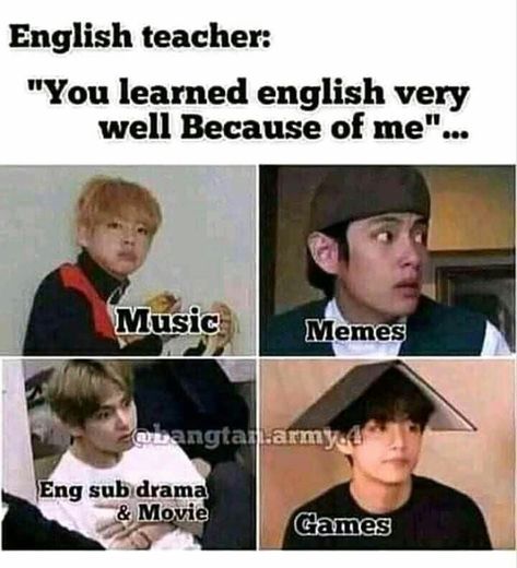 Army Friends, Funny Nicknames, Army Jokes, Bts Meme Faces, Funny Teacher Jokes, Teacher Jokes, Army Life, Bts Memes Hilarious, Bts Meme