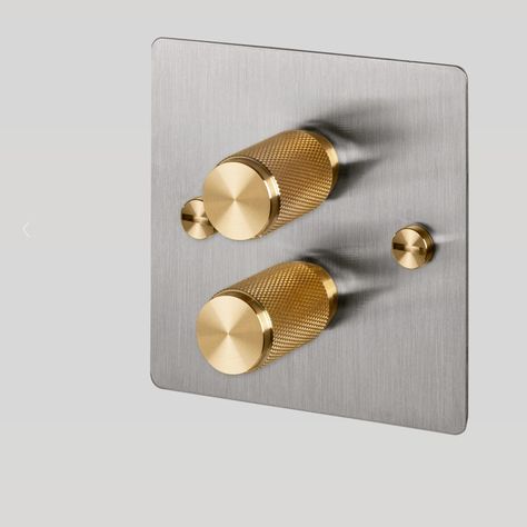 Some favourite electrical light switches and sockets of mine are offered in the range by @busterandpunch . Just finishing off a utility project that has a look and feel that calls for these beauties. These little details pack a big punch for a few bucks. Tactile, edgy, handsome, refined and tough ,….yes I’m talking light switches - in brushed steel and brass. . . . . . . . . . . #switchesandsockets #interiordesign #utilityroom #utilityroomdecor #utilityroomdesign #brushedsteeland brass #bust... Dimmer Light Switch, Buster Punch, Clip Cards, Metal Detail, Wall Ceiling Lights, Toilet Accessories, Plug Socket, Door Accessories, Cleaning Accessories