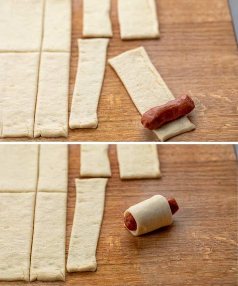 Wiener Wraps Crescent Rolls, Weiner Wraps Crescent Rolls, Cocktail Wieners In Crescent Rolls, Pigs N Blanket Crescent Rolls, Pillsbury Crescent Dough Sheet Recipes, Easy Pigs In A Blanket Crescent Rolls, Glazed Pigs In A Blanket, Pilsbury Crescent Pigs In A Blanket, Sausage Cresent Roll Bites