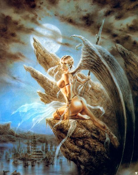 Luis Royo Louis Royo Art, Luis Royo Art, Luis Royo, Boris Vallejo, Russian Painting, Fantasy Artist, Arte Fantasy, Angels And Demons, 판타지 아트