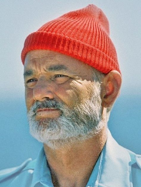 #billmurray #wesanderson #sailor #nautical Steve Zissou, Epic Beard, Septième Art, Life Aquatic, Bill Murray, Wes Anderson, Jolie Photo, 인물 사진, Famous Faces