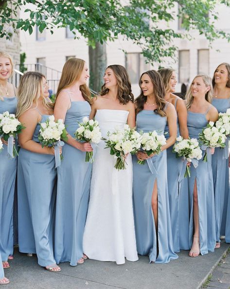 Soiree Wedding, Bridesmaid Color, Blue Hydrangea Wedding, Hydrangea Wedding, Bridesmaid Colors, Hydrangeas Wedding, Blue Theme, Wedding 2025, Wedding Vision