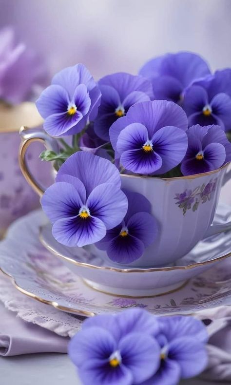 Flowers In A Cup, Fantasy Objects, Nature's Bounty, Wallpaper Nature Flowers, Beautiful Bouquet Of Flowers, Beautiful Flower Arrangements, Beautiful Flowers Pictures, Vintage Life, Flower Backdrop