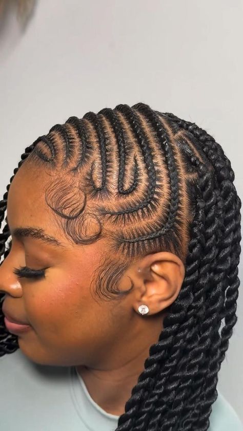 Hair Braid Designs, Short Hair Twist Styles, Latest Hair Braids, Hair Braid Patterns, Ghana Weaving, Lemonade Braids Hairstyles, Short Box Braids Hairstyles, Braided Hairstyles For Black Women Cornrows, Sleek Ponytail Hairstyles