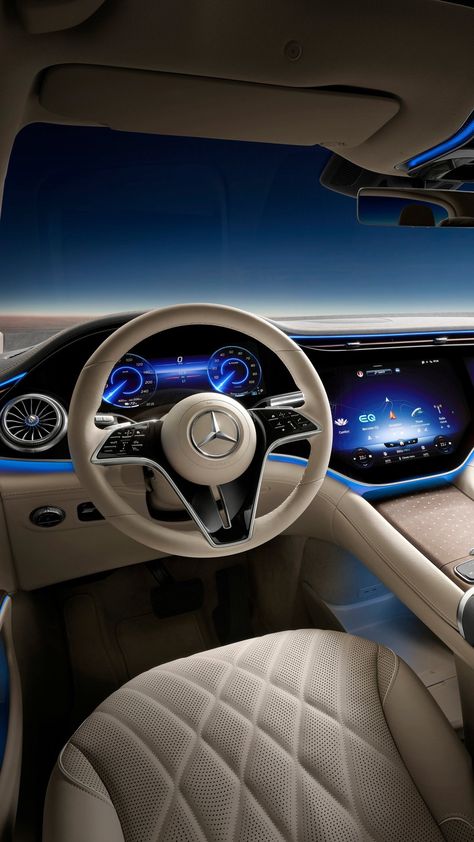 Eqs Suv, Wallpapers Interior, Mercedes Benz Interior, Mercedes Benz Eqs, Mercedes Benz Suv, Luxury Mercedes, Dream Cars Audi, Mercedes Benz Wallpaper, Benz Suv