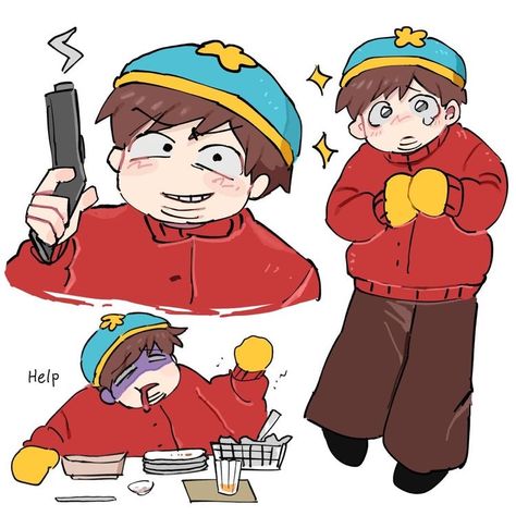 The Cooncartman, Stans Gang, Eric Cartman Fanart, Cartman Southpark, Cartman Fanart, Sp Fanart, Big Boned, Kenny South Park, Eric Cartman