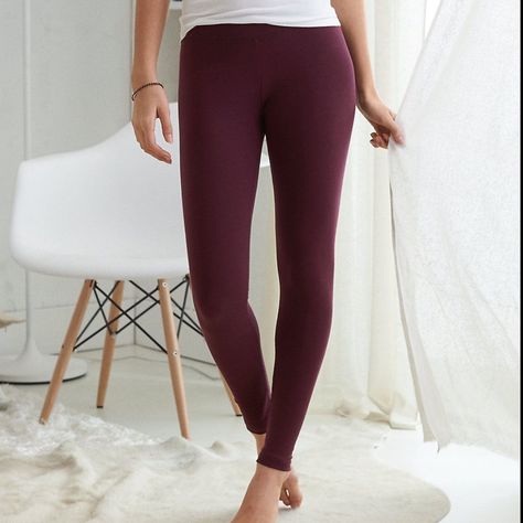 Regular Maroon Leggings, Stretchy And Soft. Never Worn! Also Matches The Crew Neck Im Selling Maroon Leggings, Pant Jumpsuit, Leggings, Crew Neck, Pants, Women Shopping, Black, Color, Trousers