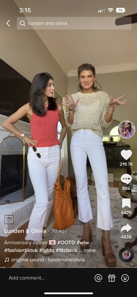 Olivia And Lunden Outfits, Lunden And Olivia Outfits, Lunden And Olivia, Olivia Outfits, Anniversary Dinner, Fit Check, Outfit Inspirations, My Style, Closet