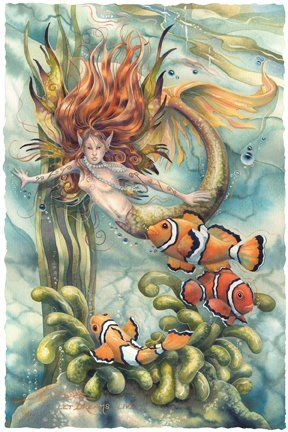 Live In Your Spirit by Jody Bergsma Fantasy Sea, Jody Bergsma, Mermaid Artwork, Spiritual Animal, Fantasy Mermaids, Unicorns And Mermaids, Mermaid Pictures, Mermaid Dreams, Mermaids And Mermen