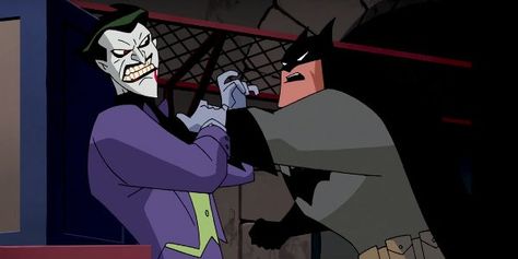 Mark Hamill's Joker has one of the most iconic laughs in pop culture, and the actor recently opened up and explained how he discovered the chuckle for Batman: The Animated Series. Batman Animated Movies, Joker Animated, Joker And Batman, Joker Origin, Return Of The Joker, Joker Videos, Kevin Conroy, Gotham Joker, Batman Vs Joker