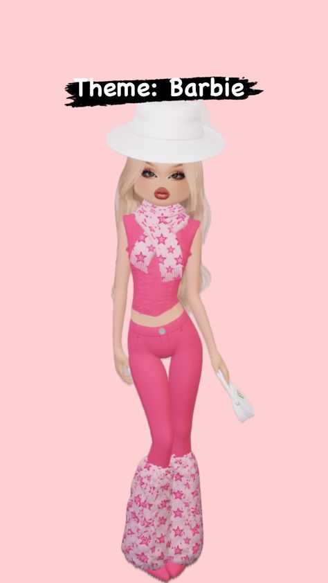 Dress To Impress Roblox Game Outfits Theme Barbie, Roblox Dti Outfits Barbie, Barbie Dress To Impress Roblox Game, Dress To Impress Roblox Barbie, Dti Theme Barbie, Barbie Outfits Dress To Impress, Dress To Impress Barbie Theme, Barbie Dti Outfit Ideas, Barbie Dress To Impress Outfit