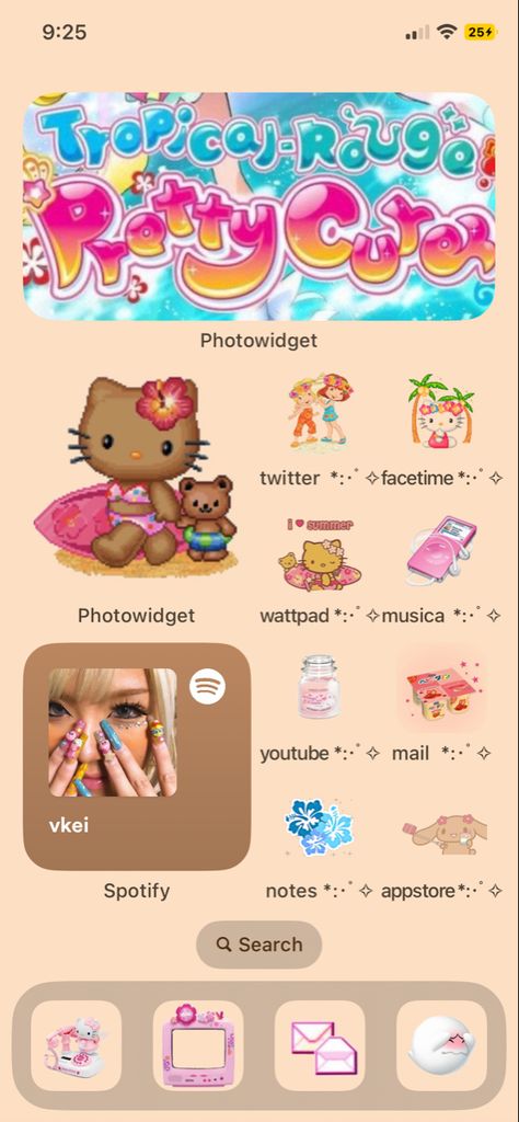 Key West Kitten App Icons, Coconut Hello Kitty Wallpaper, Hawaiian Hello Kitty Icon, Hawaii Hello Kitty Phone Case, Hello Kitty Summer Icons, Hello Kitty Wallpaper Summer, Coconut Hello Kitty, Hello Kitty Summer Wallpaper Iphone, Home Screen Ideas Hello Kitty