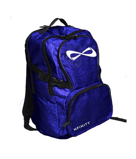 I love my blue Nfinity sparkle backpack!!! I can't wait to use it again this weekend! Nfinity Cheer Shoes, Nfinity Backpack, Nfinity Cheer, Cheer Stretches, Tumbling Cheer, Cheer Backpack, Cheer Tryouts, Cheer Gear, Glitter Backpack