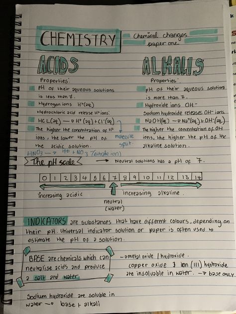 Gas Laws Chemistry, Gcse Chemistry Revision, Chemistry Paper, Chemistry Revision, Gcse Chemistry, Chemistry Notes, Red Acrylic Nails, Pretty Notes, Human Anatomy