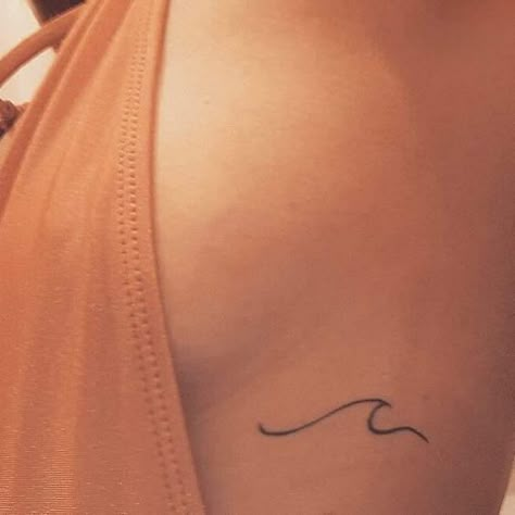 Super Tattoo, Hidden Tattoos, Light Tattoo, Shape Tattoo, Wave Tattoo, Initial Tattoo, Cat Tattoos, Unique Quotes, Tiny Tattoo