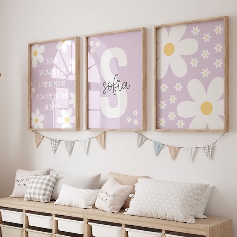 Flower wall art diy