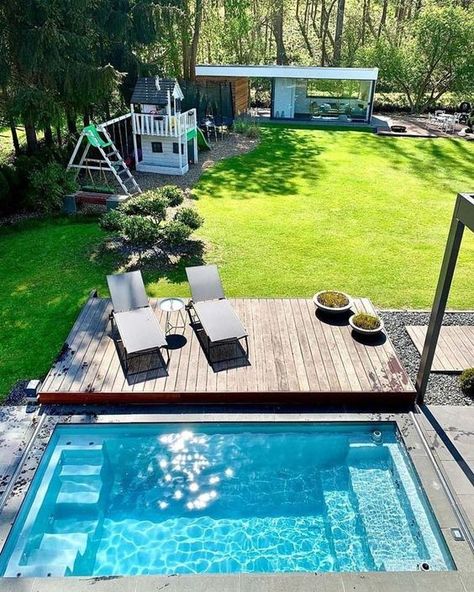 Above Ground Pool Deck Ideas, Above Ground Pool Deck, Pool Deck Plans, Cheap Pool, Diving Boards, Pool Deck Ideas, Best Above Ground Pool, Pools Backyard Inground, Above Ground Pool Landscaping