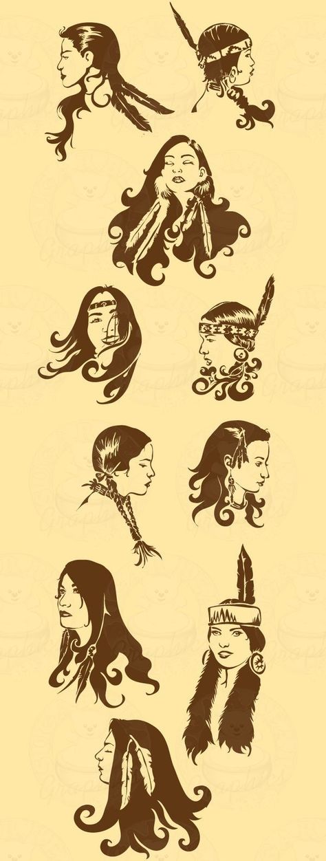 Native American hairstyle Ojibwe Hairstyles, Native American Hairstyles For Women, Native Hairstyles, Native American Hairstyles, Native American Hair, Steampunk Cat, American Hairstyles, Cowboys And Indians, Bulgogi