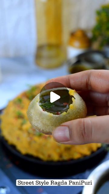 Ragda Pani Puri Recipe, Pani Puri Recipe, Food Magic, Puri Recipe, Puri Recipes, Magic Home, Pani Puri, Islamic Quotes On Marriage, Indian Snacks