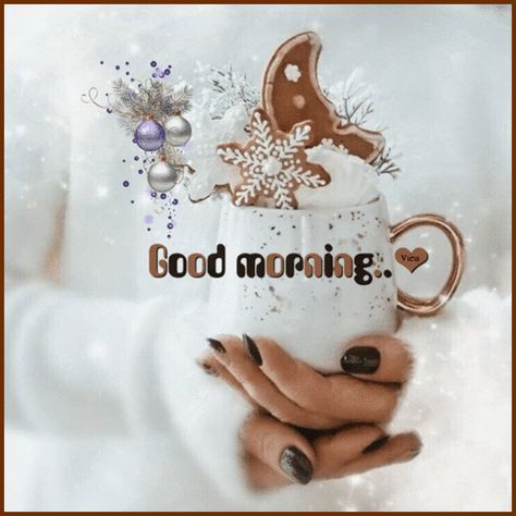 Good Morning Winter, Good Morning Christmas, Good Night Massage, Good Morning Wishes Gif, Merry Christmas Gif, Good Morning Love Messages, Good Morning Animation, Morning Quotes Funny, Good Morning Flowers Gif