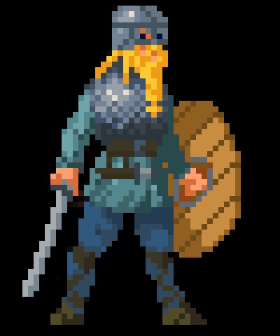 Pixel art viking Viking Pixel Art, Skyrim Pixel Art, Forest Ideas, Art Viking, Vikings Game, Poly Art, Low Poly Art, Pixel Games, The Vikings