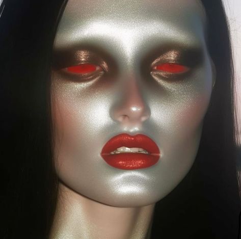 Drag Make-up, Vampire Makeup, Cindy Sherman, Drag Makeup, Dope Makeup, Goth Makeup, Creative Makeup Looks, Sfx Makeup, Ex Machina