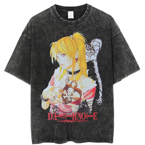 Harajuku Hip Hop Vintage Washed Anime Graphic Oversized Cotton T Shirt – AeeTee Mens Half Sleeve, Japanese Tshirt, Streetwear Summer, Vintage T Shirts, Y2k Clothes, Dolce E Gabbana, Streetwear Y2k, Streetwear Women, Oversized Tee