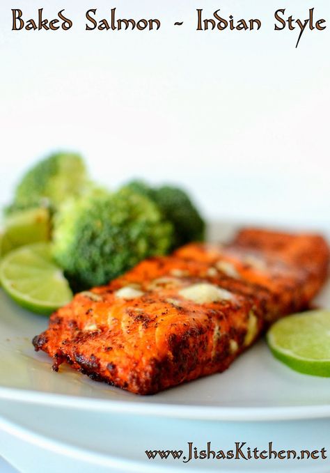 Kitchen Indian Style, Fish Recipes Indian Style, Blackened Salmon Recipes, Salmon In Foil Recipes, Tuscan Salmon Recipe, Salmon Recipes Oven, Kitchen Indian, Salmon Spices, Grilled Salmon Recipes