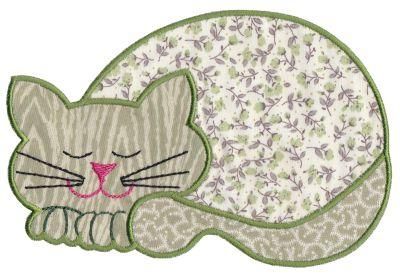 Contented Cats Applique Set 1 Large - Aljay Designs | OregonPatchWorks Cat Applique Designs, Cat Quilt Patterns, Cat Applique, Applique Quilt Patterns, Childrens Quilts, Applique Templates, Applique Quilting, Animal Quilts, Cat Quilt